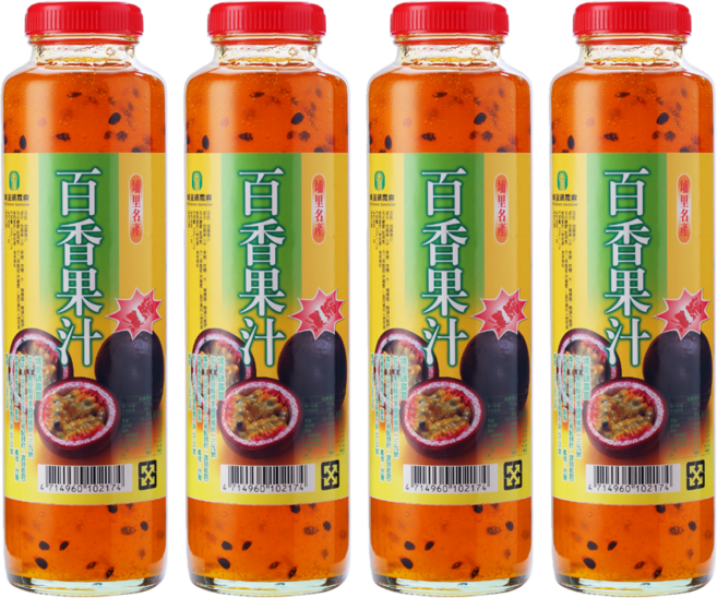 埔里鎮農會 百香果汁, 800g, 4瓶