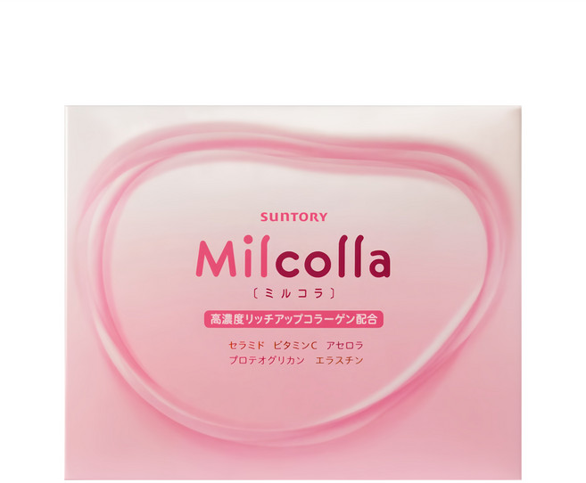 SunTORY 三得利 Milcolla 蜜露珂娜 台灣公司貨 膠原蛋白, 30包, 6.5g, 1盒
