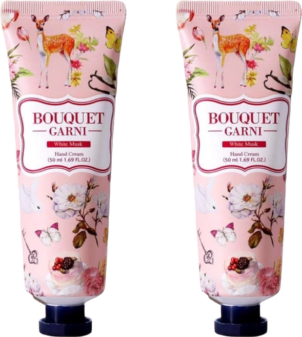 BOUQUET GARNI 迷人香氛護手霜 白麝香, 50ml, 2條