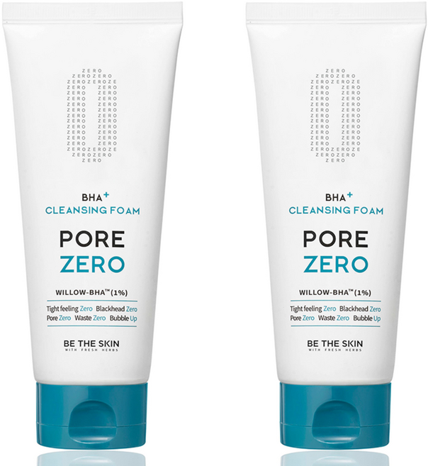BE THE SKIN BHA PLUS 零毛孔潔面乳, 150g, 2個