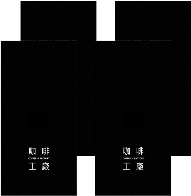 咖啡工廠 95深城市烘焙, 咖啡豆(無研磨), 450g, 4個