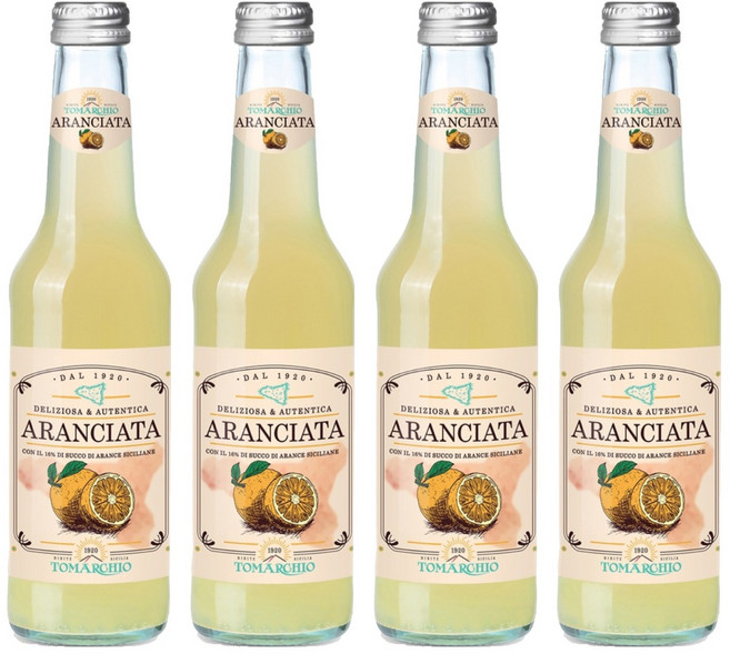 TOMARCHIO 柳橙 氣泡飲, 275ml, 4瓶