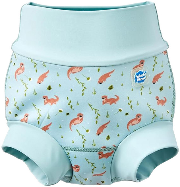 Splash About Happy Nappy 游泳尿布褲 3D加強版 頑皮水獺, XL, 1件