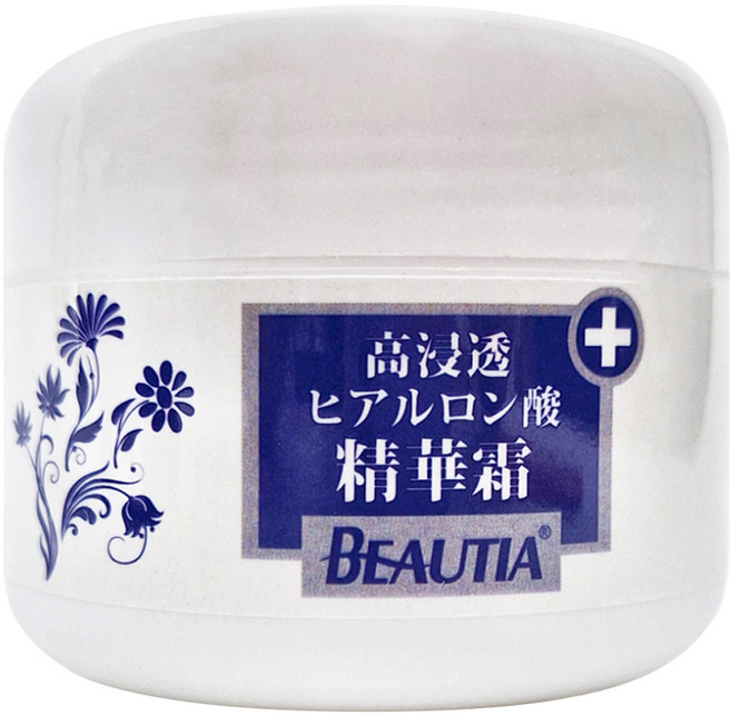 BEAUTIA 倍立雅 玻尿酸超導保濕精華霜, 80g, 1罐