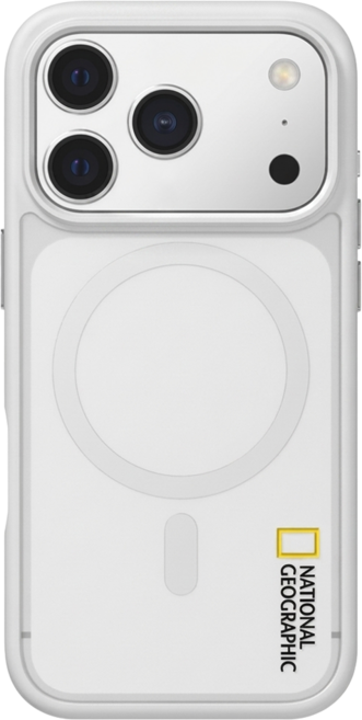 NATIONAL GEOGRAPHIC 國家地理 手機 磁吸 霧面 保護殼 iPhone 17 Pro Max MagSafe 霧白色