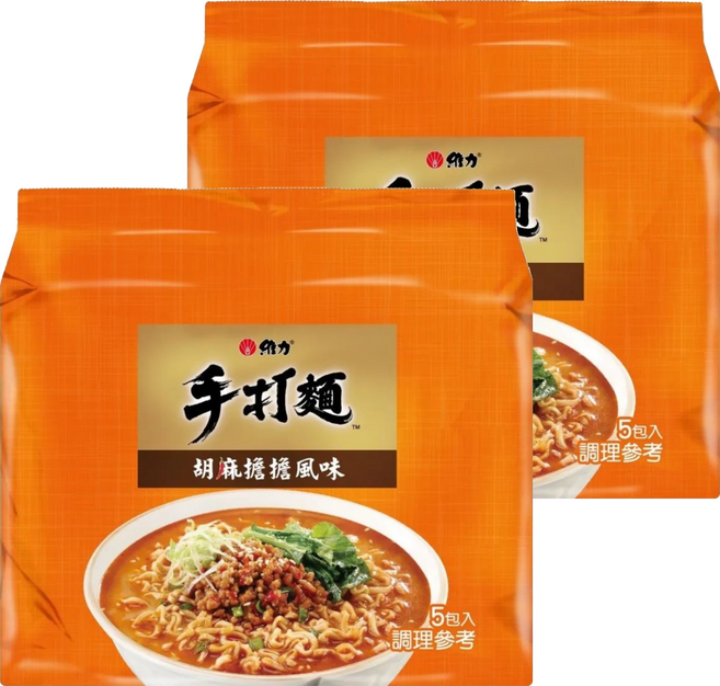 維力 手打麵 胡麻擔擔風味 85g, 10包