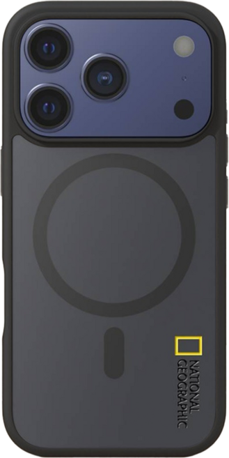 NATIONAL GEOGRAPHIC 國家地理 手機 保護殼 iPhone 17 Pro 磁吸 霧面 黑色 1個