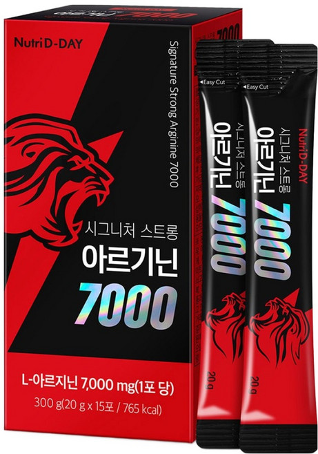 Nutri D-DAY 經典活力精胺酸7000液態隨身包 15條入, 300g, 1盒