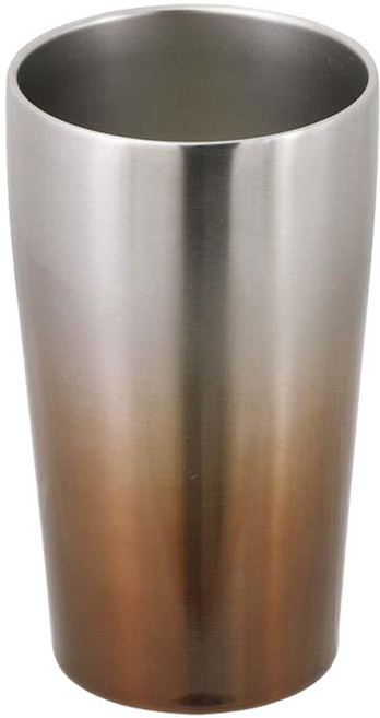 PEARL LIFE 珍珠金屬 Vintage Bar 系列 真空絕緣保溫杯 HC-319, 棕色, 420ml, 1個