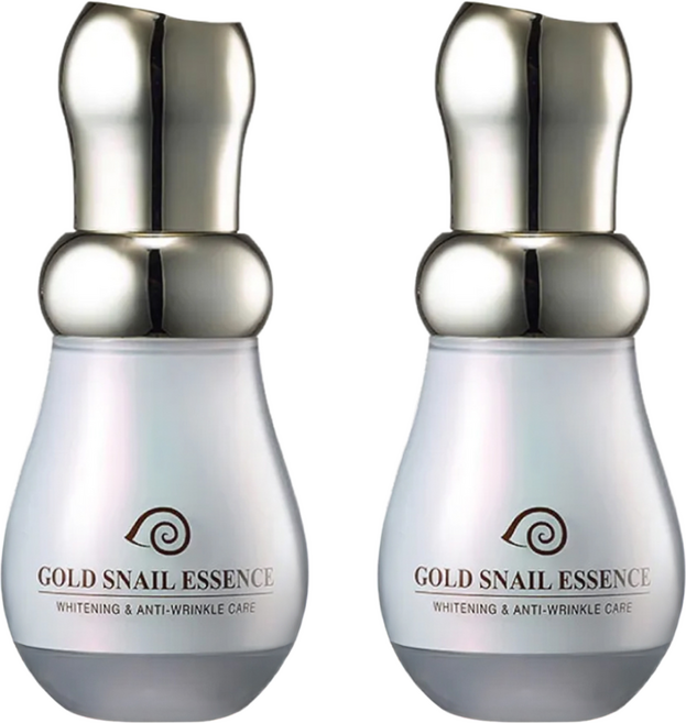 GOLD ENERGY SNAIL SYNERGY 黃金蝸牛 極致透白防皺精華液, 45ml, 2罐