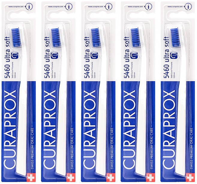 CURAPROX 酷瑞絲 超柔軟牙刷 CS 5460 顏色隨機, 1入, 5支