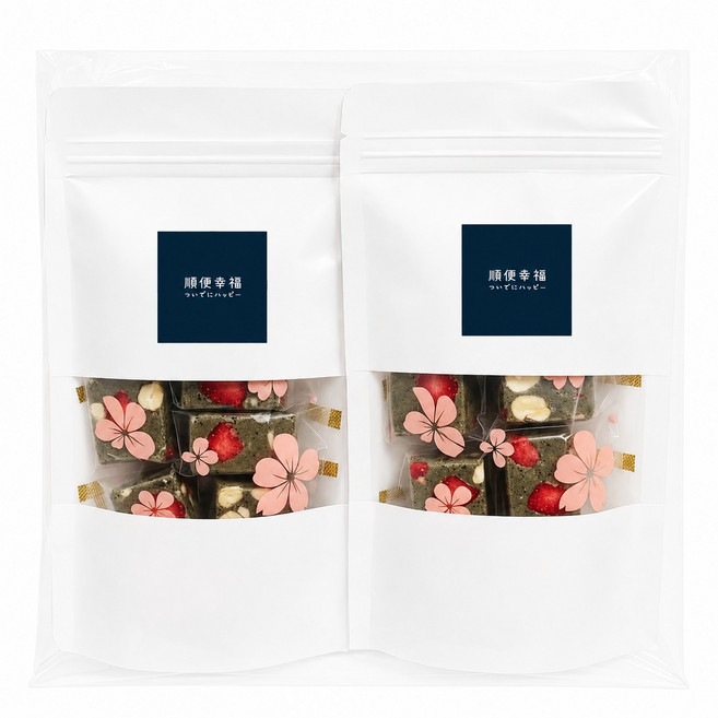 順便幸福 輕甜黑芝麻牛軋糖, 250g, 2袋