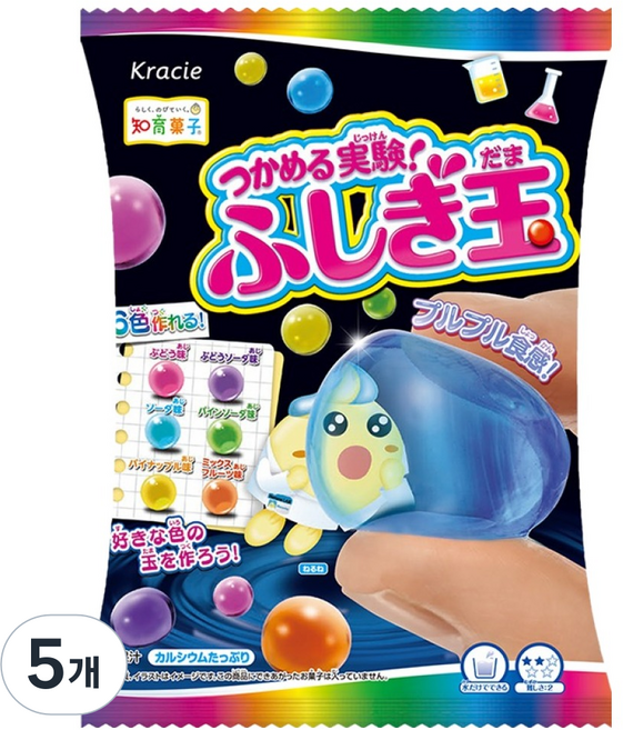 Kracie 葵緹亞 不可思議珠 神奇彈珠製作, 5個