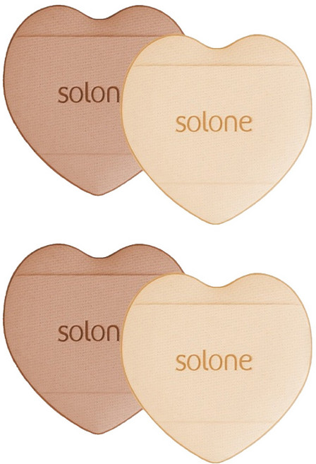 Solone 台灣公司貨 心動慕斯氣墊手指撲, 膚色, 4個