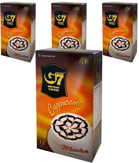 G7 卡布奇諾即溶咖啡, 18g, 12條, 4盒
