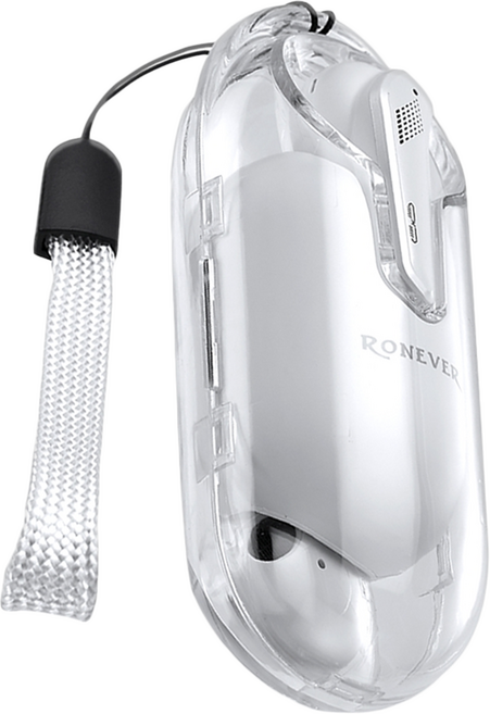RONEVER 膠囊氣泡 Wireless ENC降噪 半入耳 耳機 防水 遊戲模式 Type-C 6-8H Playtime 白色 MOE321 充電盒 說明書 充電線 34x32x83.5mm 40g 原廠保固