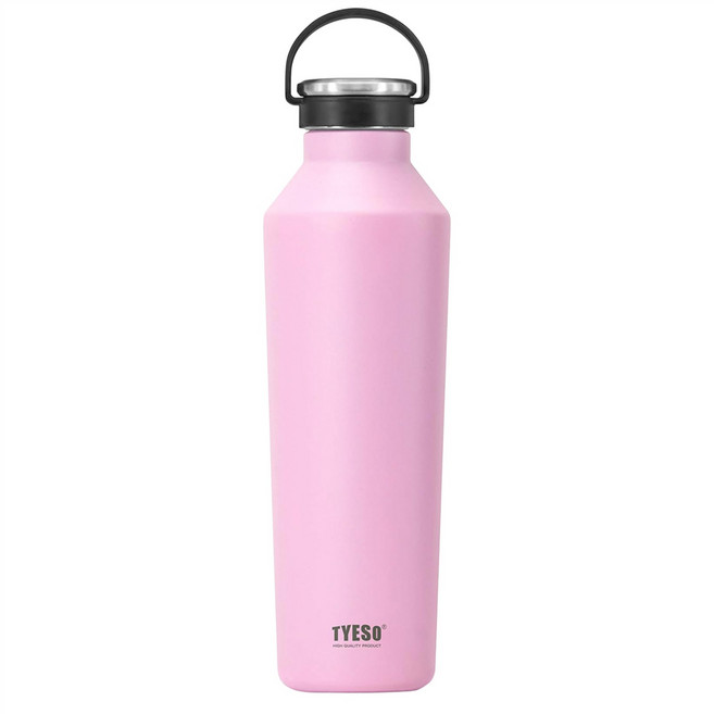 TYESO 泰碩 304不鏽鋼 超保冷保溫瓶, 粉色, 750ml, 1個
