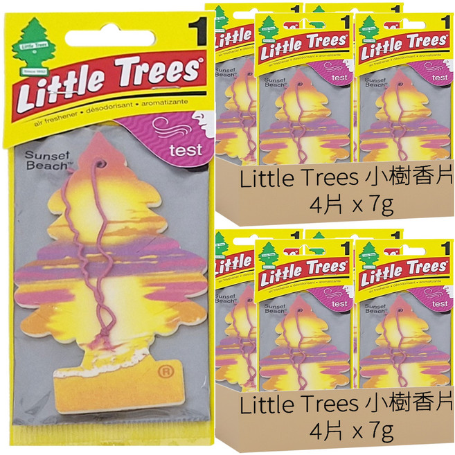 Little Trees 小樹香片 香氛卡, 麝香海岸, 7g, 8片