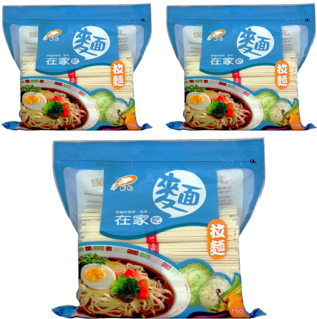 新松 在家吃麵 拉麵, 1.5kg, 3包