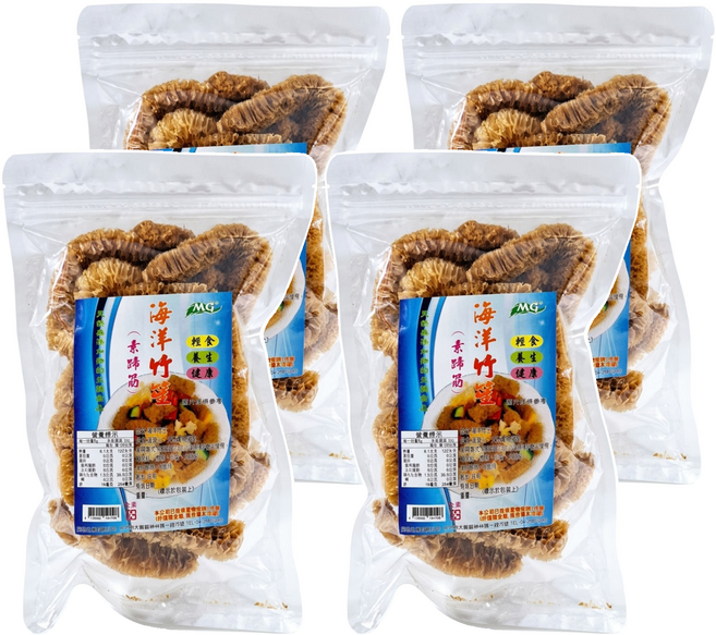 茂格生機 海洋竹笙 素蹄筋, 35g, 4包