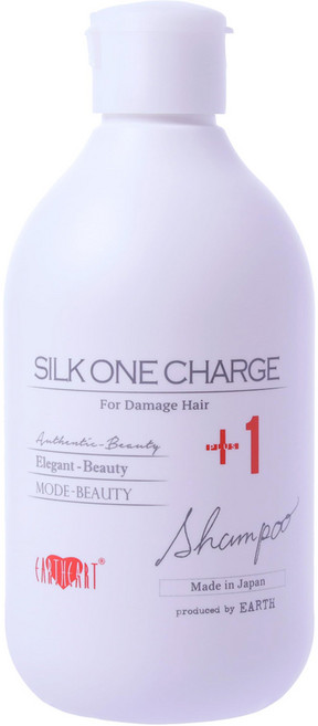 EARTH HAIR&MAKE 沙龍級洗髮露 滋潤修復 淡雅花香, 300ml, 1瓶