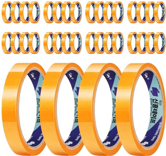 Shin Hung 韓國製 優質無殘膠 拉瓦水車補充用文具膠帶 12mm, 36個
