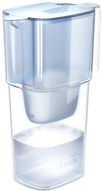 BRITA 濾水壺 Liquelli 2.2L 藍色+基本濾芯 1入 顧客自行安裝