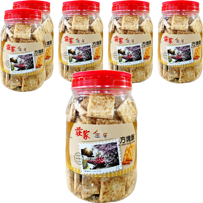 莊家 全麥方塊酥, 430g, 6罐