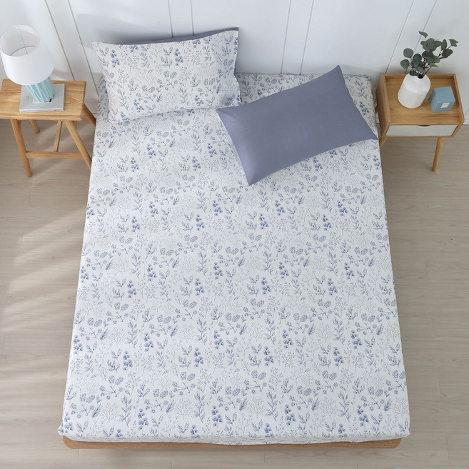 Hong Yew Bedding 鴻宇寢飾 雙人 100%精梳純棉 床包枕套組 台灣製 瑞塔 C20150