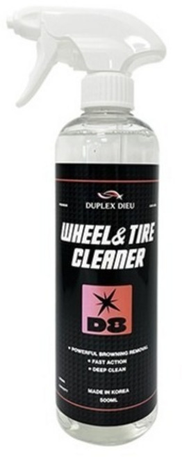 DUPLEX Diu 輪圈與輪胎清潔劑, 1個, 500ml
