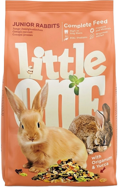 little onE 6個月以下幼兔飼料 LO-31042, 900g, 1袋