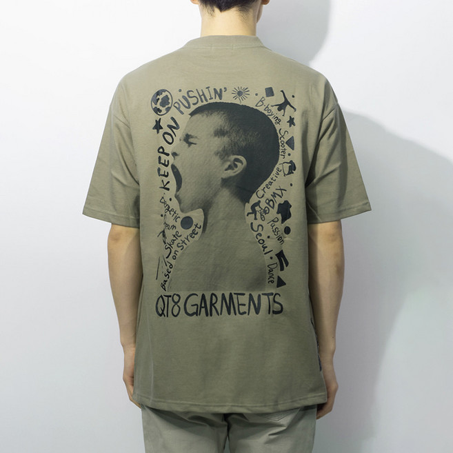 QT8 GARMENTS 男性透氣 DA Dreaming Boy 短袖T恤