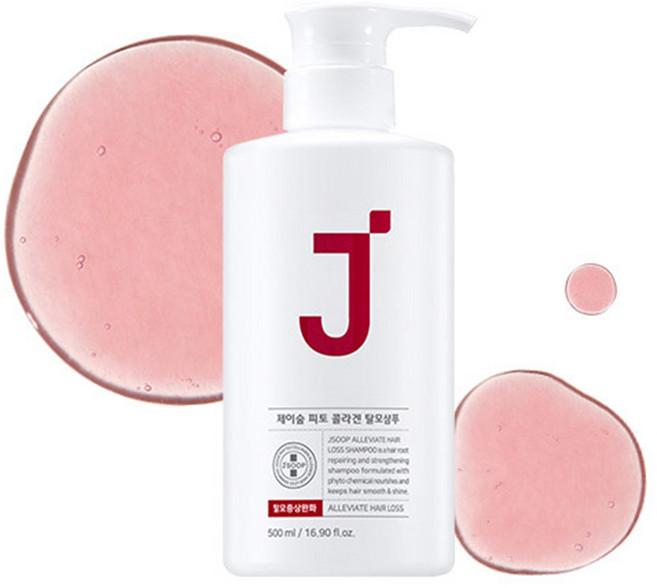 J'SOOP 植物膠原蛋白健髮洗髮精, 500ml, 1個