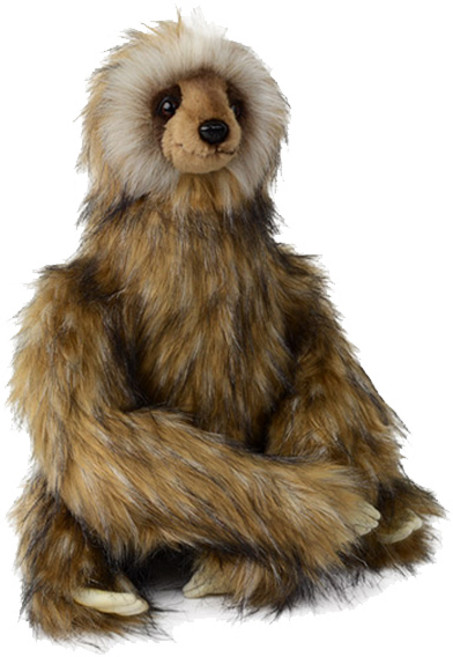 HANSA TOY 動物玩偶3 4580 樹懶3 Sloth Three Toed, 34cm, 棕色, 1個