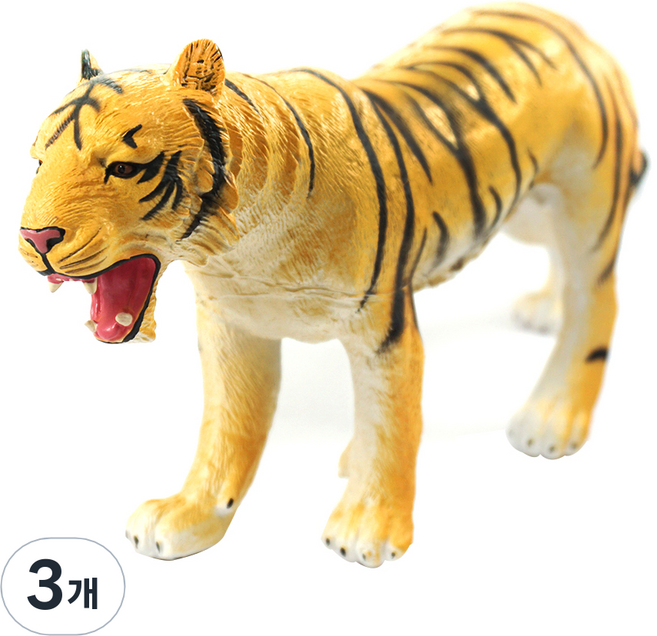 Bandi Toy 柔軟動物老虎公仔, 3個