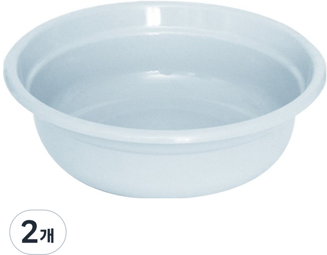 SNAZZY One Life 彩色臉盆 大, 2個, 粉藍色