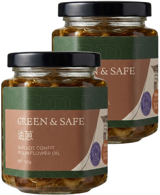 GREEN&SAFE 永豐餘生技 油蔥, 2罐, 150g