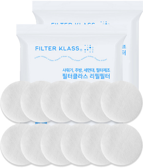 FILTER KLASS ATOJET 蓮蓬頭用濾棉相容濾芯, 24個