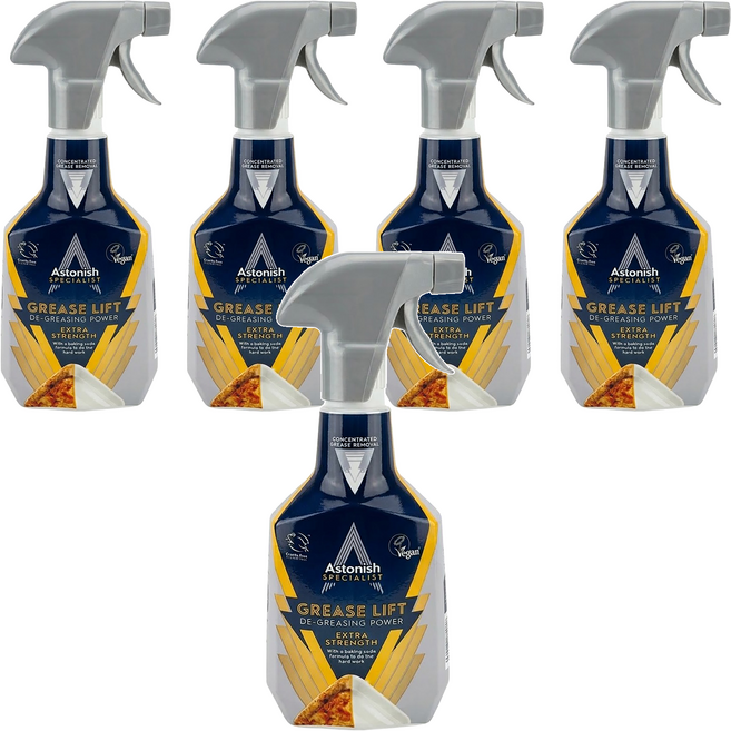 Astonish 橫掃油污除油清潔劑, 5瓶, 750ml