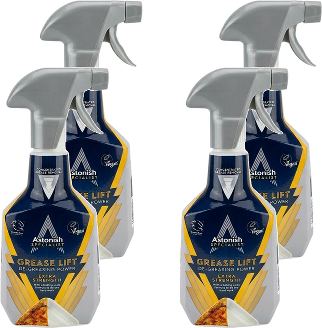 Astonish 橫掃油污除油清潔劑, 4瓶, 750ml