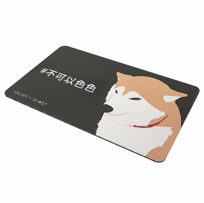 NAUGHTY GHOST 頑皮鬼 多功能清潔布鼠墊 可擦拭螢幕/鏡頭/夾入筆電, 不可以色色, 1個