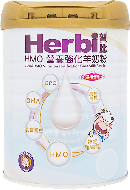 Herbi 賀比 HMO 營養強化羊奶粉 1~3歲, 1罐, 800g