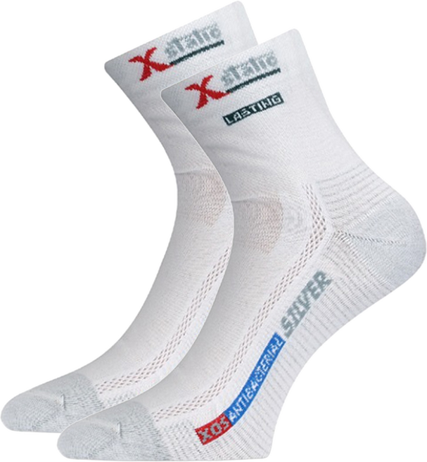 LASTING X-STATIC 短襪 LT-XOS, 白色, 1套
