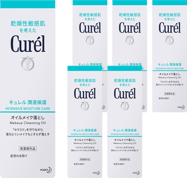 Curel 珂潤 潤浸保濕輕質卸妝油, 150ml, 6瓶