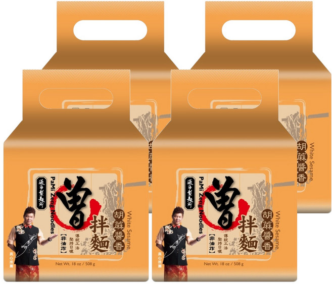 PaMi 曾拌麵 胡蔴醬香 127g, 16包