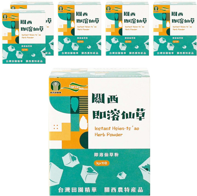關西鎮農會 即溶仙草, 3g, 6盒, 15包