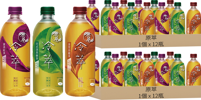 原萃 好運澎派組 寶特瓶 12瓶, 2個, 450ml