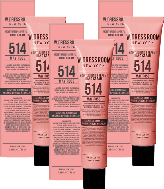 W.DRESSROOM 多麗絲 香氛護手霜 514 五月玫瑰, 50ml, 3個