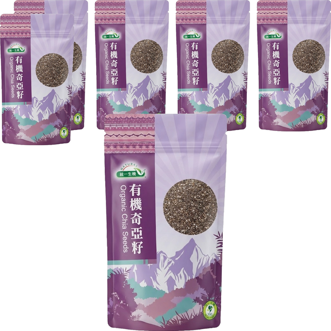 統一生機 有機奇亞籽, 200g, 6包