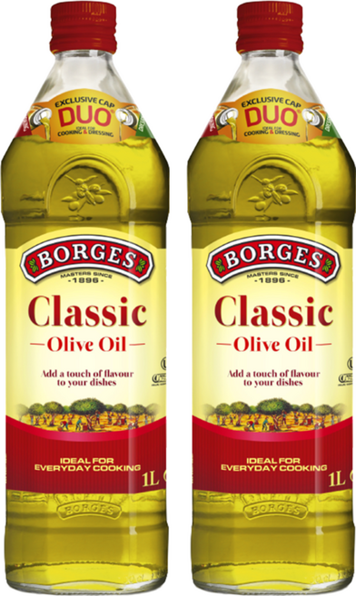 BORGES 中味橄欖油, 1L, 2瓶